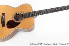 Collings OM2H Orchestra Model Natural, 2012 Full Front View