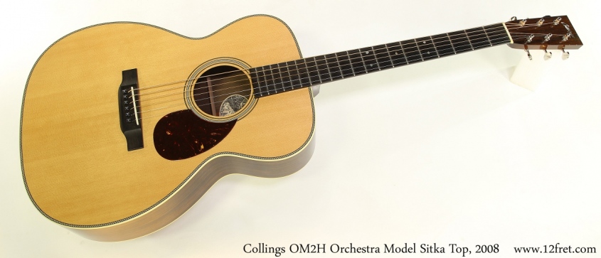 Collings OM2H Orchestra Model Sitka Top, 2008 Full Front View