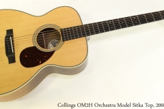 Collings OM2H Orchestra Model Sitka Top, 2008 Full Front View