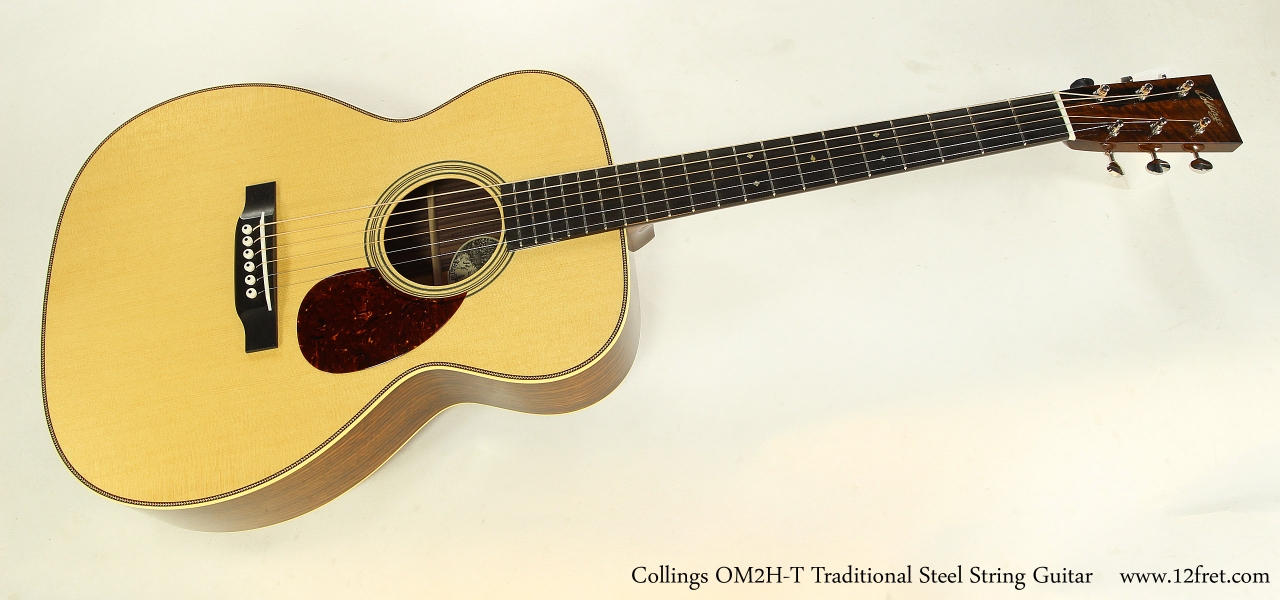 Collings OM2H-T Traditional Steel String Guitar  Full Front View