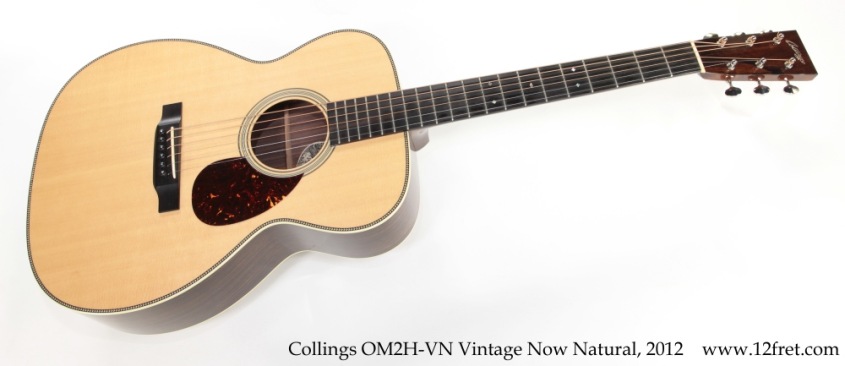 Collings OM2H-VN Vintage Now Natural, 2012 Full Front View