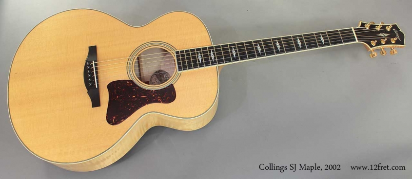 Collings SJ Maple 2002 full front view