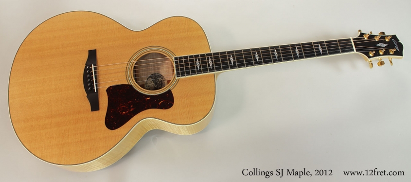 Collings SJ Maple, 2012 Full Front VIew