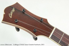 Collings UT41K Tenor Ukulele Sunburst, 2013 Head Front View