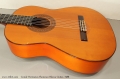 Conde Hermanos Flamenco Blanca Guitar, 1988 Top Side View Bass