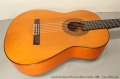 Conde Hermanos Flamenco Blanca Guitar, 1988 Top Side View Treble