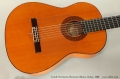 Conde Hermanos Flamenco Blanca Guitar, 1988 Top View