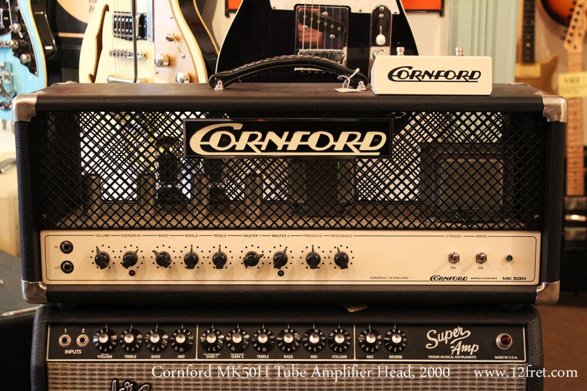 Cornford MK50H Tube Amplifier Head, 2000 Full Front View