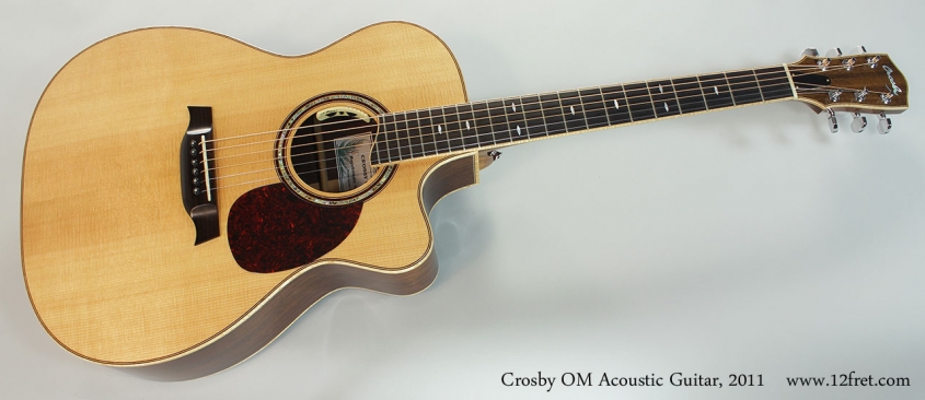 Crosby OM Acoustic Guitar, 2011 Full Front View