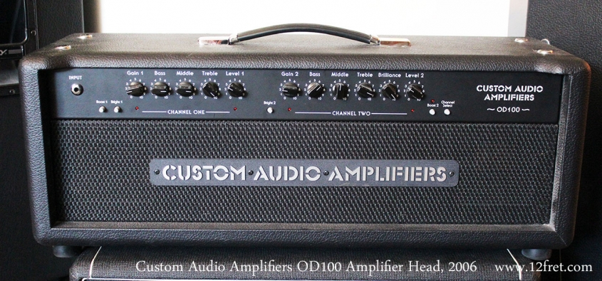 Custom Audio Amplifiers OD100 Amplifier Head, 2006 Full Front View