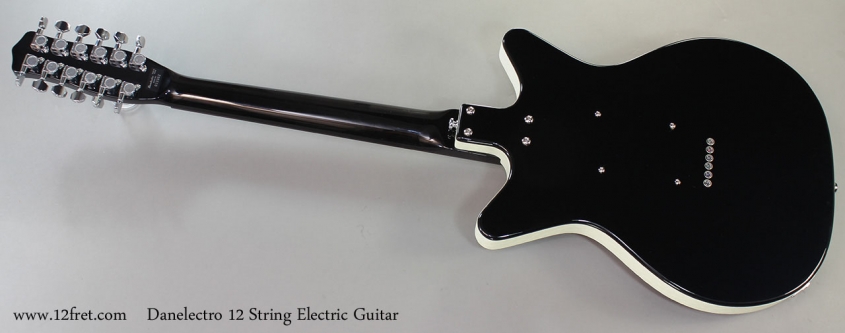 Danelectro 12 String Electric Guitar Full Rear View