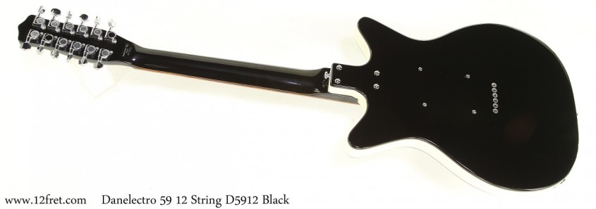 Danelectro 59 12 String D5912 Black Full Front View