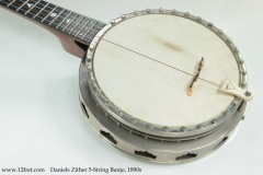 Daniels Zither 5-String Banjo, 1890s Top View