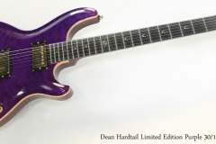 Dean Hardtail Limited Edition Purple 30/100, 2001  Full Front View
