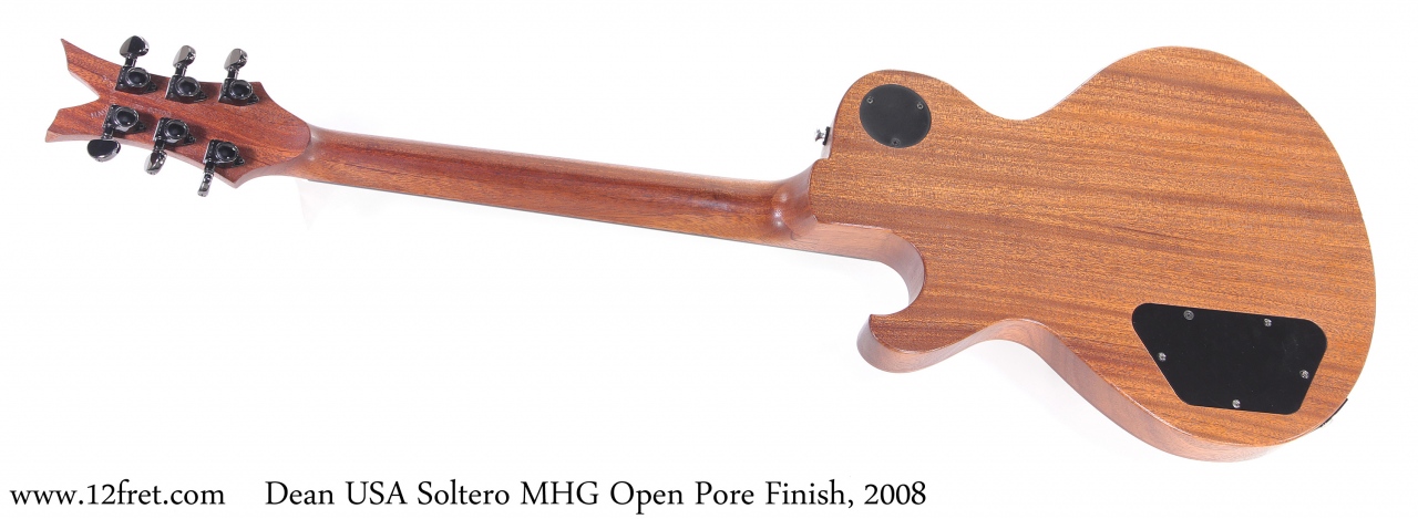 Dean USA Soltero MHG Open Pore Finish, 2008 Full Rear View