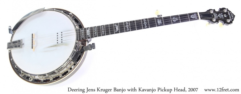 Deering Jens Kruger Banjo with Kavanjo Pickup Head, 2007 Full Front View