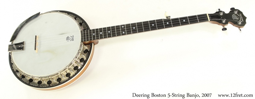 Deering Boston 5-String Banjo, 2007 Full Front View