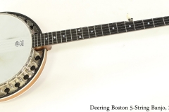 Deering Boston 5-String Banjo, 2007 Full Front View