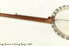 Deering Boston 5-String Banjo, 2007 Full Rear Open View