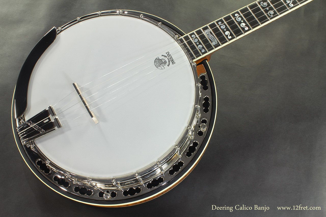 Deering calico banjo clearance for sale
