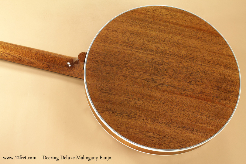 Deering Deluxe Mahogany Banjo back