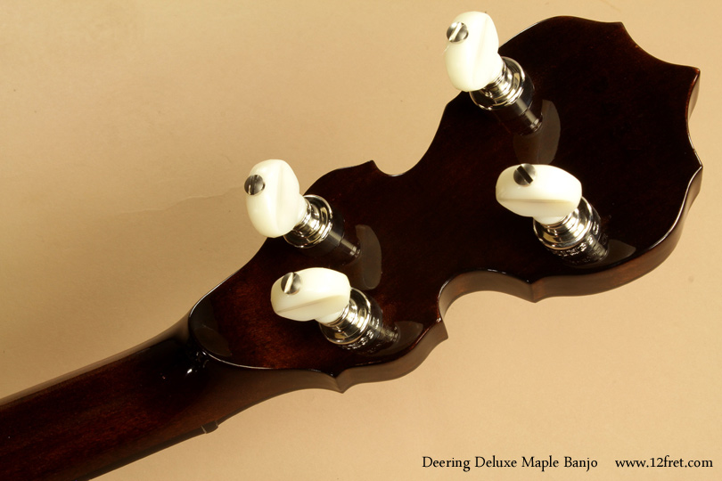 Deering Deluxe Maple Banjo head rear