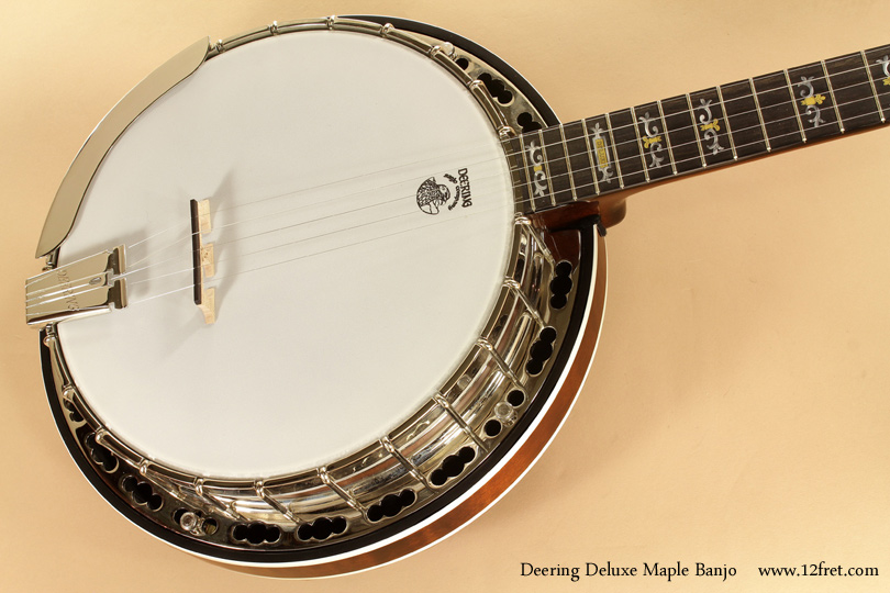 Deering Deluxe Maple Banjo top