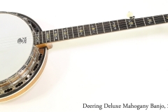 Deering Deluxe Mahogany Banjo, 2011   Full Front View