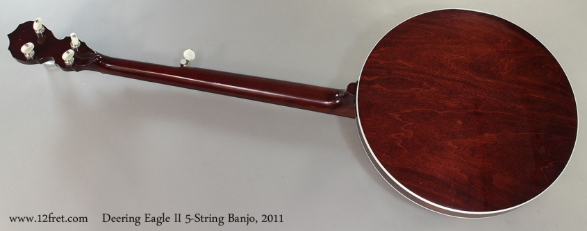 Deering Eagle II 5-String Banjo, 2011 Full Rear View