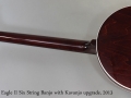 Deering Eagle II Six String Banjo with Kavanjo upgrade, 2013Full Rear View