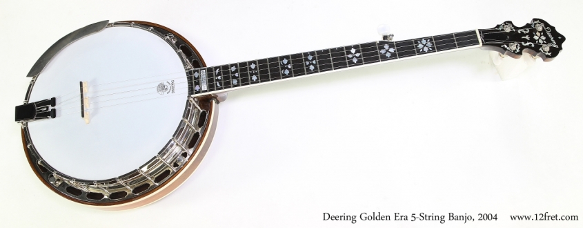 Deering Golden Era 5-String Banjo, 2004  Full Front View