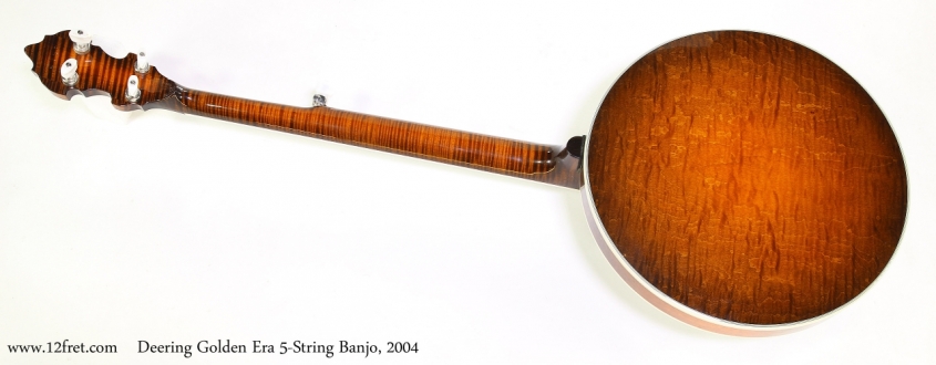 Deering Golden Era 5-String Banjo, 2004  Full Rear View