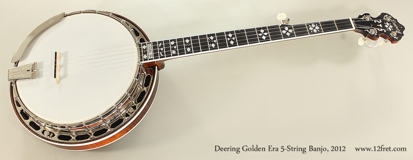 Deering Golden Era 5-String Banjo, 2012 Full Front VIew