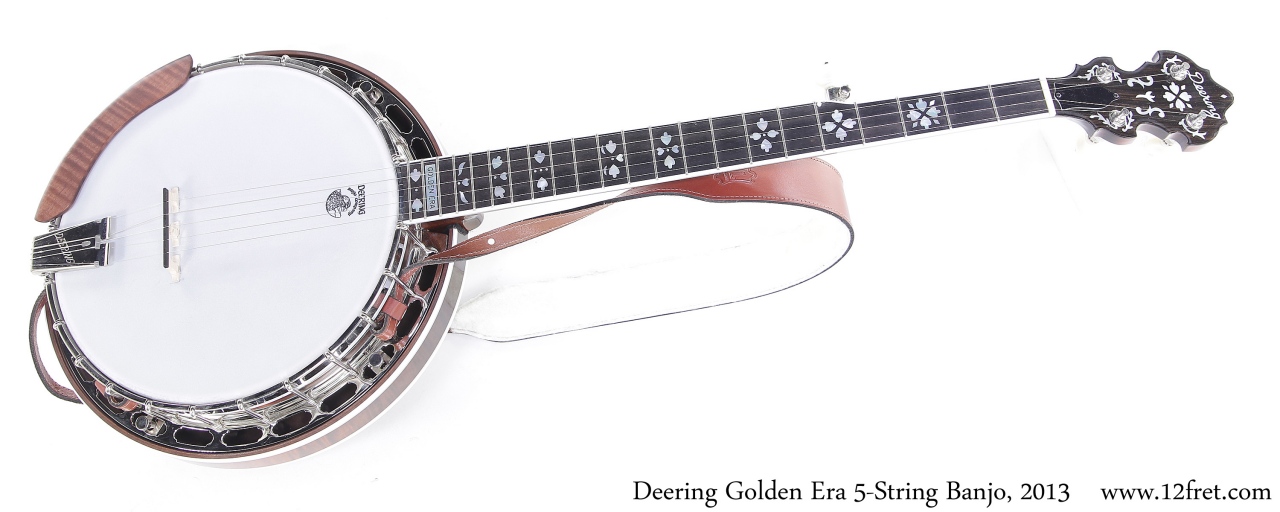 Deering Golden Era 5-String Banjo, 2013 Full Front View