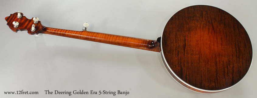 The Deering Golden Era 5-String Banjo Full Rear View