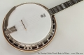 The Deering Golden Wreath Banjo in Walnut Top View