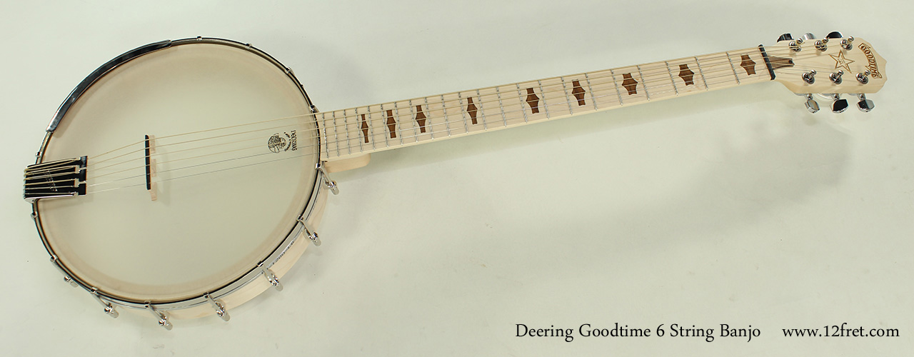 Deering Goodtime 6 String Banjo Full Front View