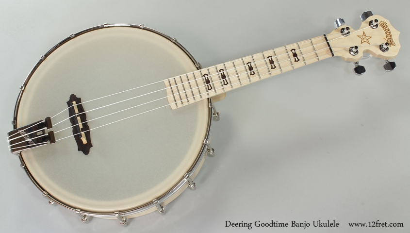 Deering Goodtime Banjo Ukulele Full Front View