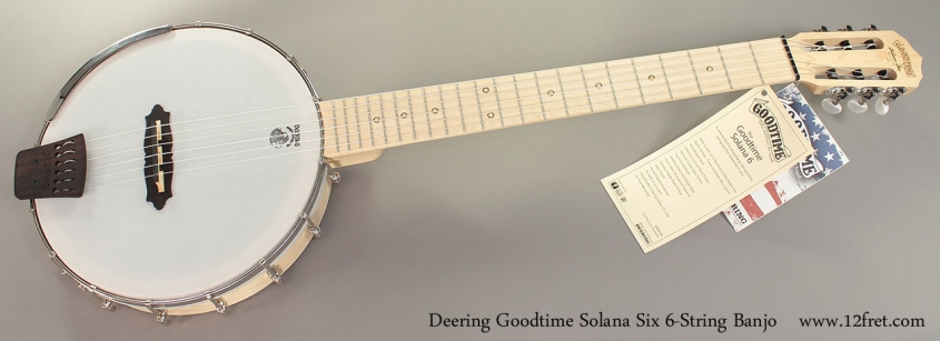 Deering Goodtime Solana 6 6-String Banjo Full Front View