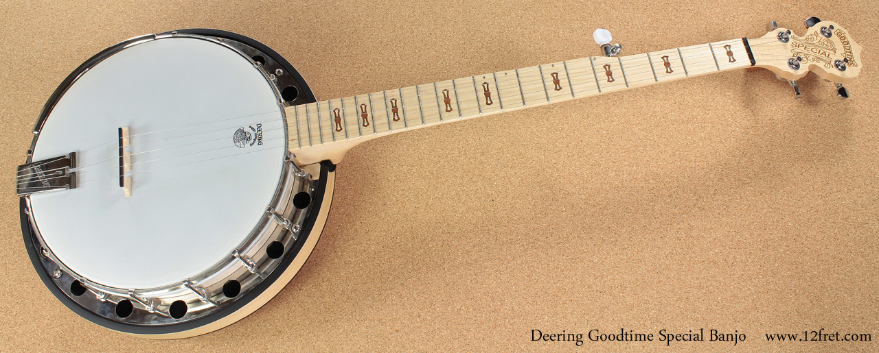 Deering Goodtime Special Banjo full front view