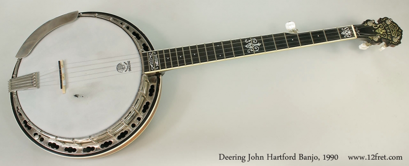Deering John Hartford Banjo, 1990 Full Front View