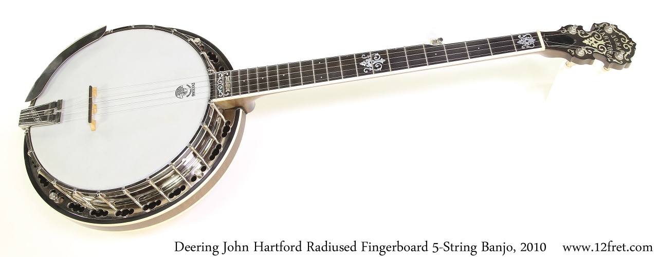 Deering John Hartford Radiused Fingerboard 5-String Banjo, 2010 Full Front View