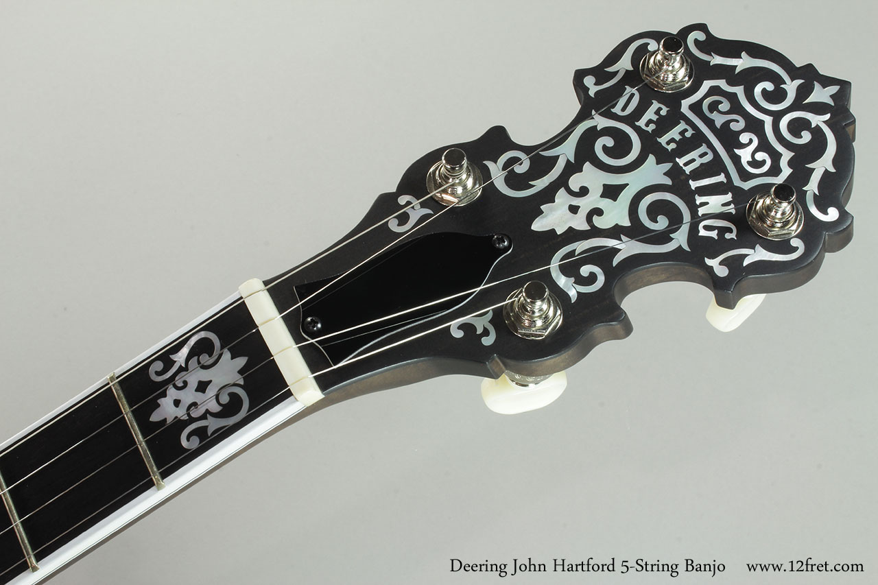 Deering John Hartford 5-String Banjo Head Front View