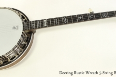 Deering Rustic Wreath 5-String Banjo   Full Front View