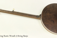 Deering Rustic Wreath 5-String Banjo   Full Rear View