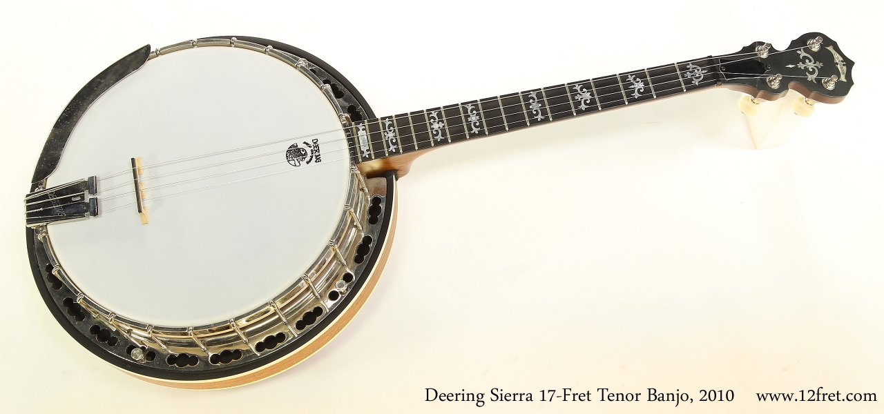 Deering Sierra 17-Fret Tenor Banjo, 2010      Full Front View