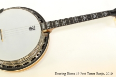 Deering Sierra 17-Fret Tenor Banjo, 2010      Full Front View