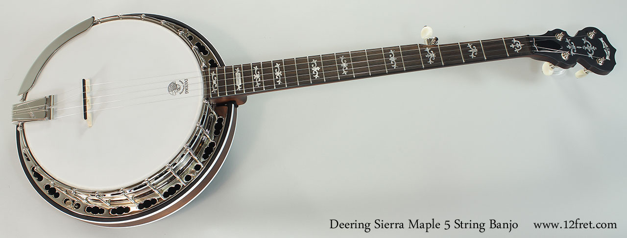 DEERING Sierra 5 String Maple Banjo Banjo