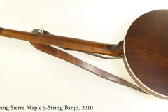 Deering Sierra Maple 5-String Banjo, 2010 Full Rear View