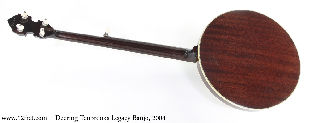 Deering Tenbrooks Legacy Banjo, 2004 Full Rear View